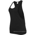 Black Plain Tank Top T-Shirts para Senhoras Tt-005